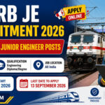 RRB JE Recruitment 2026