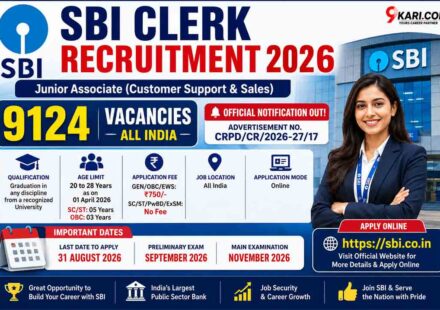 SBI Clerk Recruitment 2026