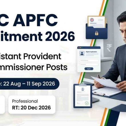 UPSC APFC Recruitment 2026