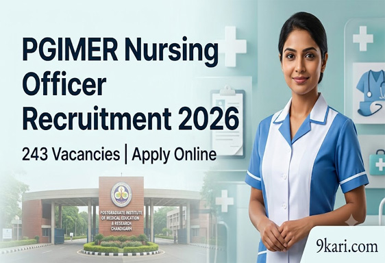 PGIMER Nursing Officer Recruitment 2026