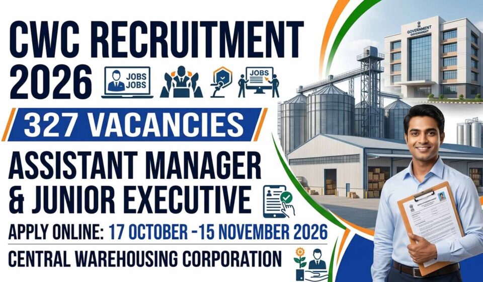 CWC Recruitment 2026