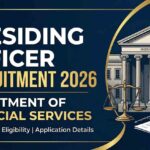 Department of Financial Services Presiding Officer Recruitment 2026